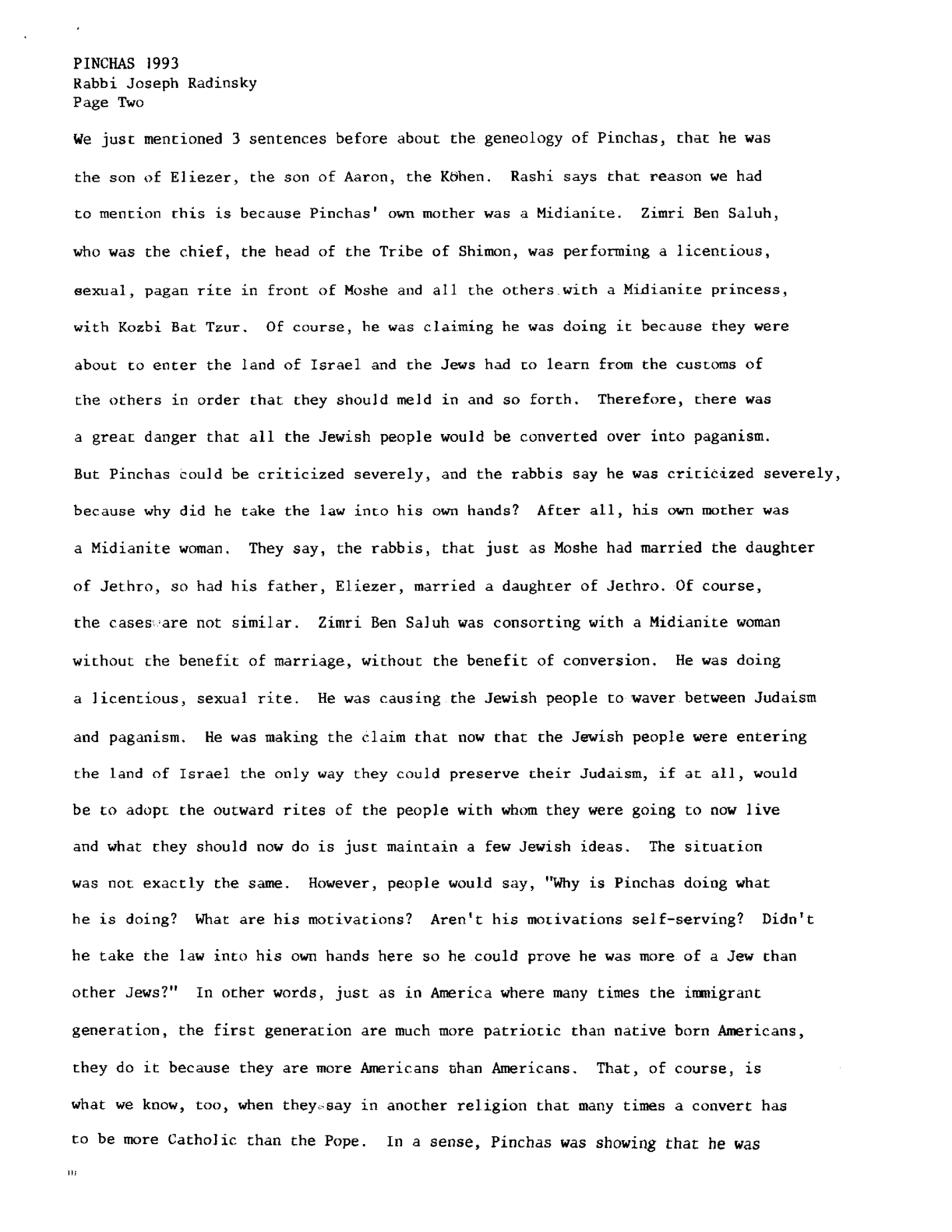 pinchas 1993