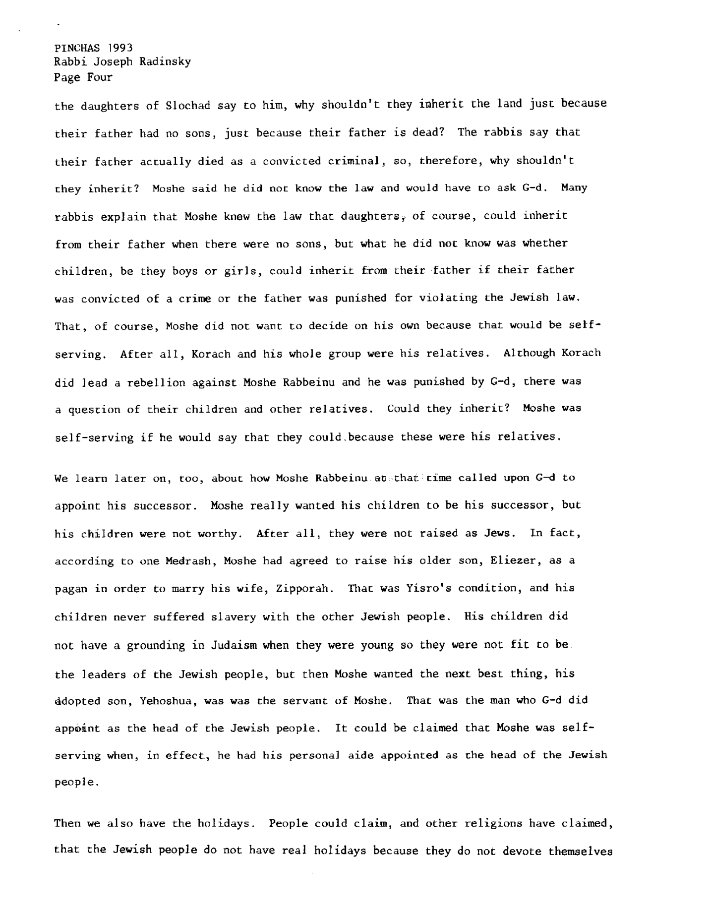 pinchas 1993